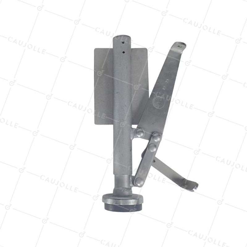 Freni a pedale IN ACCIAIO LATO SINISTRO PER CARRELLI E MACCHINE - PIEDINO ELEVATORE LATERALE SINISTRO