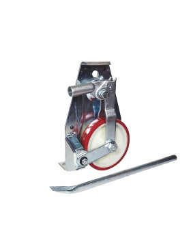 PAIO DI Ruote Retrattile A LEVA PER TRASLOCHI DIAMETRO 138 MM CARICO 1000KG - KIT LEVEL UP 138
