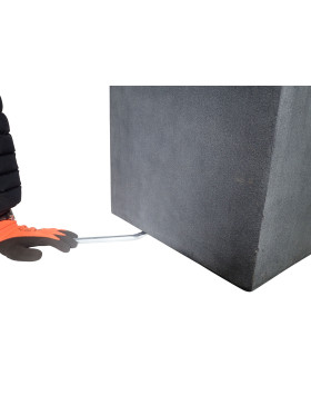 PAIO DI Ruote Retrattile A LEVA PER TRASLOCHI DIAMETRO 138 MM CARICO 1000KG - KIT LEVEL UP 138