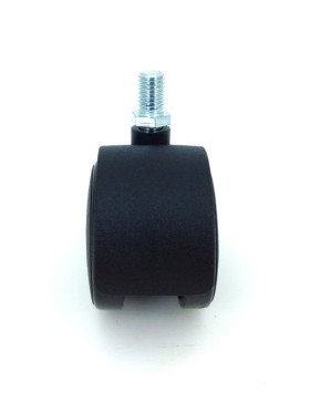 Ruota DI SEDIA A VITE DIAMETRO 50 MM CON ASTA FILETTATA 10 MM CARICO 50 KG - S49TF 50
