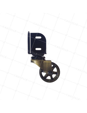 Ruota PIVOTANTE A CORNIERE DIAMETRO 50 MM CARICO 30 KG - GOLDSTYL 50 CORNIERE