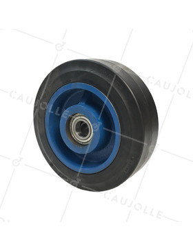 Ruota IN FONTE Fasciatura SOFFICE DIAMETRO 250 MM CARICO 600 KG ASSE 30MM - S2750F 250 CONTINENTAL • Caujolle