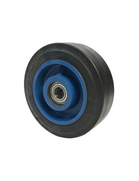 Ruota IN FONTE Fasciatura SOFFICE DIAMETRO 250 MM CARICO 600 KG ASSE 30MM - S2750F 250 CONTINENTAL