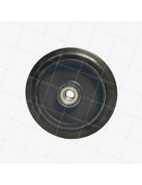 Ruota IN GHISA Fasciatura SOFT DIAMETRO 250 MM CARICO 500 KG ASSE 25 MM - S2750F250/50