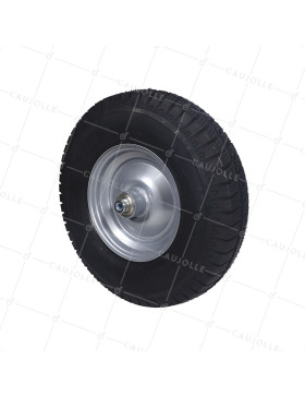 Ruota DI Rimorchio 140 KM/H DIAMETRO 420 MM CARICO 345 KG PER ASSE DI 12 MM - S2600 B12 6PR Rimorchio LARGA • Caujolle