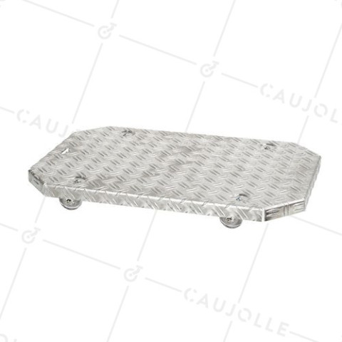 PORTE POTS A Ruote XXL 60X40X7CM CARICO 120 KG - JARDI GROOVE 60 • Caujolle