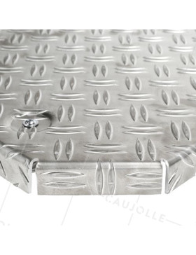 PORTE POTS A Ruote XXL 60X40X7CM CARICO 120 KG - JARDI GROOVE 60