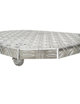 PORTE POTS A Ruote XXL 60X40X7CM CARICO 120 KG - JARDI GROOVE 60