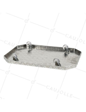 PORTE POTS A Ruote XXL 60X40X7CM CARICO 120 KG - JARDI GROOVE 60