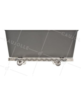 PORTE POTS A Ruote XXL 60X40X7CM CARICO 120 KG - JARDI GROOVE 60