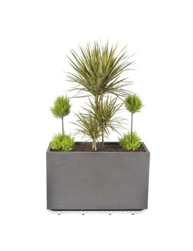 PORTE POTS A Ruote XXL 100CM X 40CM X 7CM CARICO 200 KG - JARDI GROOVE 100
