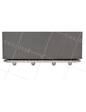 PORTE POTS A Ruote XXL 100CM X 40CM X 7CM CARICO 200 KG - JARDI GROOVE 100