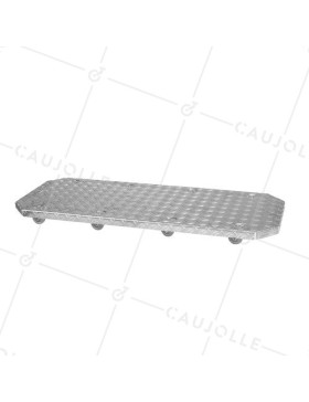 PORTE POTS A Ruote XXL 100X40X7CM CARICO 200 KG - JARDI GROOVE 100 • Caujolle