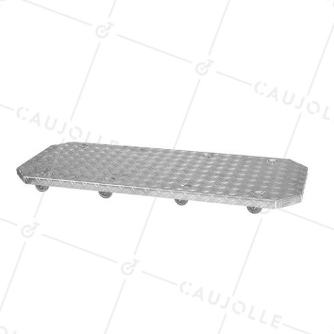 PORTE POTS A Ruote XXL 100X40X7CM CARICO 200 KG - JARDI GROOVE 100 • Caujolle