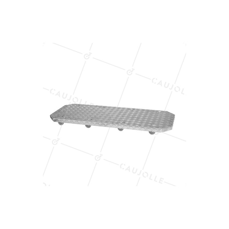 PORTE POTS A Ruote XXL 100CM X 40CM X 7CM CARICO 200 KG - JARDI GROOVE 100