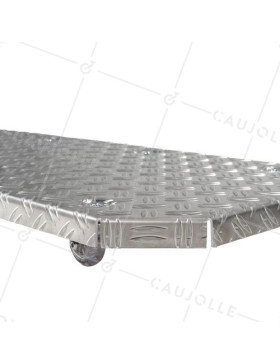 PORTE POTS A Ruote XXL 100CM X 40CM X 7CM CARICO 200 KG - JARDI GROOVE 100