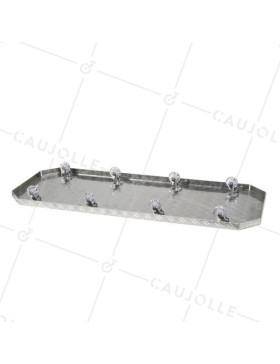 PORTE POTS A Ruote XXL 100CM X 40CM X 7CM CARICO 200 KG - JARDI GROOVE 100