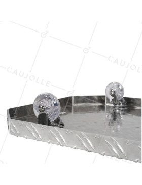 PORTE POTS A Ruote XXL 100CM X 40CM X 7CM CARICO 200 KG - JARDI GROOVE 100