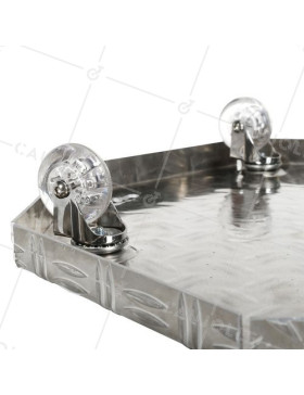 PORTE POTS DI FIORI A Ruote PER POTS DIAMETRO 45 CM MAX CARICO 120 KG - CRYSTAL OCTO 45