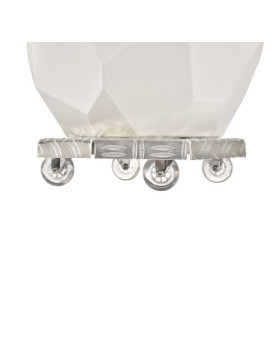 PORTE POTS DI FIORI A Ruote PER VASI DIAMETRO 30 CM MAX CARICO 120 KG - CRYSTAL OCTO 30