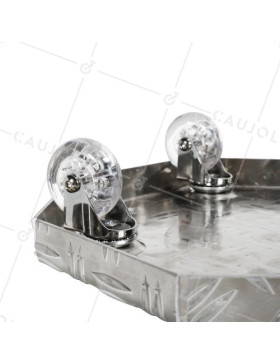 PORTE POTS DI FIORI A Ruote PER VASI DIAMETRO 30 CM MAX CARICO 120 KG - CRYSTAL OCTO 30