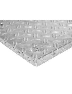PIATTO IN ALLUMINIO PORTA VASI DI FIORI DESIGN 30 CM X 30 CM CARICO 90 KG - CRYSTAL SQUARE 30