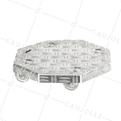 PORTA VASI FIORI A Ruote PER VASI DIAMETRO 30 CM MAX CARICO 90 KG - CRYSTAL OCTO 30 • Caujolle