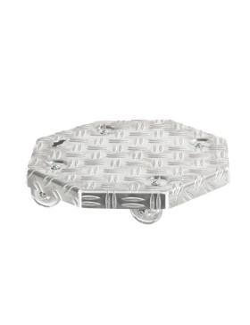 PORTE POTS DI FIORI A Ruote PER VASI DIAMETRO 30 CM MAX CARICO 120 KG - CRYSTAL OCTO 30