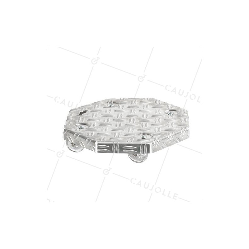 PORTE POTS DI FIORI A Ruote PER VASI DIAMETRO 30 CM MAX CARICO 120 KG - CRYSTAL OCTO 30
