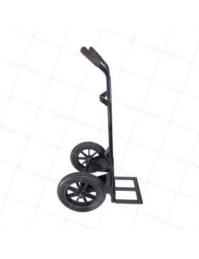 Carrello a mano XXL L'INDESTRUCTIBLE PER CUMULUS E FUSTI DI BIRRA Ruota DIAMETRO 400 MM CARICO 250 KG
