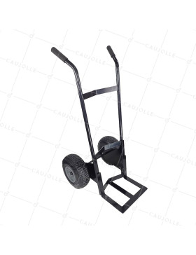 Carrello a mano ULTRA RINFORZATO MULTI-PIANO CON Ruote GONFIATE DIAMETRO 310MM CARICO 250KG - Carrello a mano XXL Ruota DUMPER 15x6.00 R20/90 • Caujolle