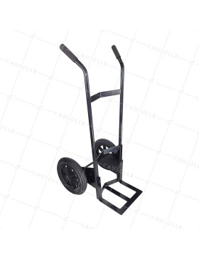 Carrello a mano ULTRA RINFORZATO MULTI-ATTIVITÀ CON Ruote INDESTRUCTIBILI IN GOMMA DIAMETRO 360MM CARICO 250KG - Carrello a mano XXL S605DP 360 R20/74 • Caujolle