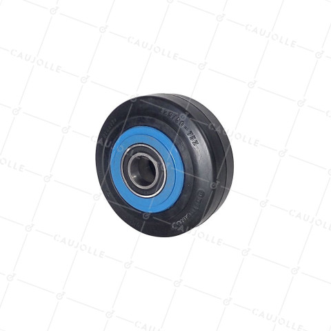 Ruota IN GHISA Fasciatura SOFT DIAMETRO 125 MM ASSE 20MM - S2750F125/50 • Caujolle