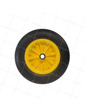 Ruota di carriola INCREVABILE PICCOLA FORMA DIAMETRO 370 MM CARICO 150 KG - S6000P 3.50/8 RR25