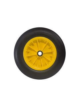 Ruota di carriola INCREVABILE PICCOLA FORMA DIAMETRO 370 MM CARICO 150 KG - S6000P 3.50/8 RR25