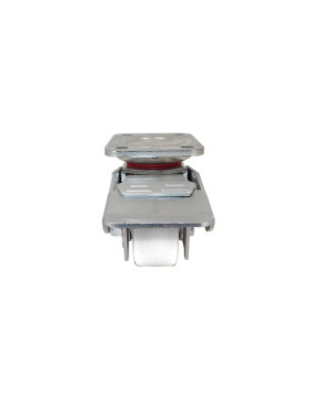 Ruota INOX A PIEDE ANTI-VIBRAZIONI ANTICORROSIONE CARICO 350 KG DIAMETRO 75 MM - SERIE ELEVATOR INDUS INOX NYLON 75