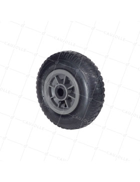 Ruota DI Carrello a mano DIAMETRO 210 MM CARICO 100 KG PER ASSE DI 20 MM - S3000 2.5X4 RR20 4PR • Caujolle