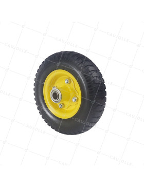 Ruota DI COMPRESSORE INCREPPIABILE DIAMETRO 217 MM CARICO 100 KG - 2.50x4 INCREPPIABILE A16 • Caujolle