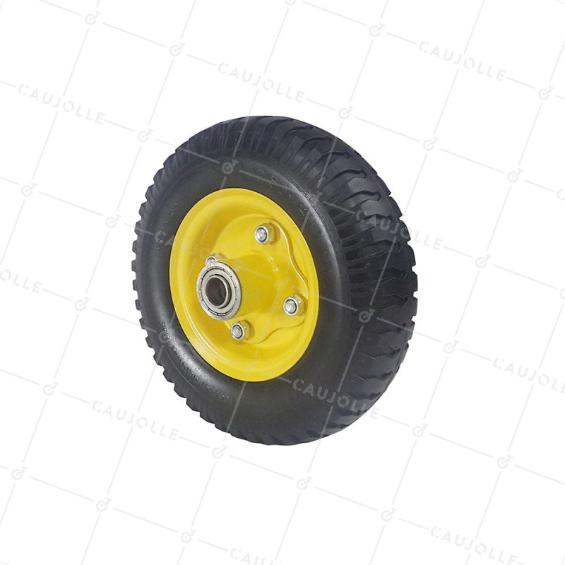 Ruota DI COMPRESSORE INCREPPIABILE DIAMETRO 217 MM CARICO 100 KG - 2.50x4 INCREPPIABILE A16