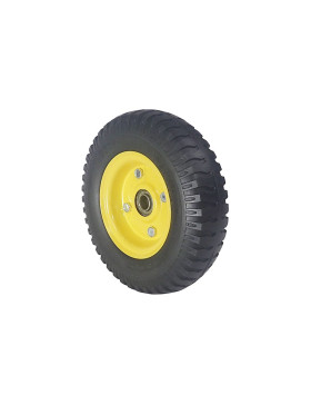 Ruota DI COMPRESSORE INCREPPIABILE DIAMETRO 217 MM CARICO 100 KG - 2.50x4 INCREPPIABILE A16