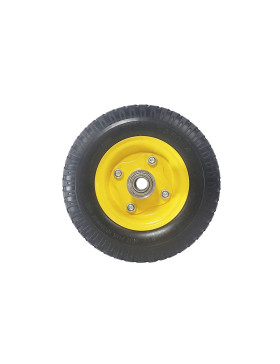 Ruota DI COMPRESSORE INCREPPIABILE DIAMETRO 217 MM CARICO 100 KG - 2.50x4 INCREPPIABILE A16