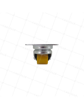 Ruota MINI EXTRA-BASSA A FRENO FORTE CARICO DIAMETRO 35 MM ALTEZZA 53 MM CARICO 100 KG - EXTRA SURB 35 PAF