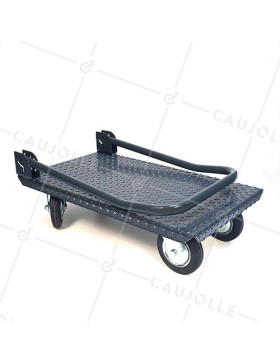 CARRELLO DI MANUTENZIONE PIEGHEVOLE IN ACCIAIO PIANO DI 905X605 MM CARICO 500KG