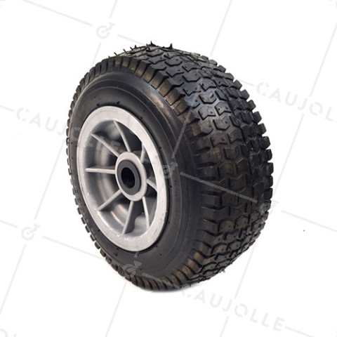 Ruota GONFIATA A RAMPONI DIAMETRO 310 MM CARICO 200KG ASSE 20 MM - Ruota DUMPER 13x5.00-6 R20/90 • Caujolle