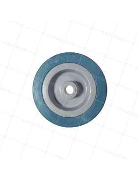 Ruota DI MANUTENZIONE IN CAUCCIO NATURALE NON MACCHIANO DIAMETRO 100 MM CARICO 45 KG - S2300E 100 COL