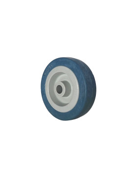 Ruota DI MANUTENZIONE IN GOMMA NATURALE NON MACCHIANTE DIAMETRO 75 MM CARICO 40 KG ASSE 10 MM - S2300E 80 COL