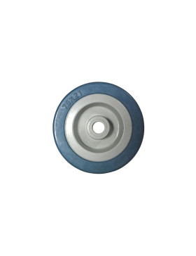 Ruota DI MANUTENZIONE IN GOMMA NATURALE NON MACCHIANTE DIAMETRO 75 MM CARICO 40 KG ASSE 10 MM - S2300E 80 COL