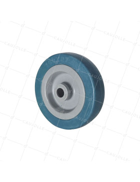 Ruota DI MANUTENZIONE IN GOMMA NATURALE NON MACCHIANTE DIAMETRO 125 MM CARICO 50 KG ASSE 12 MM - S2300E 65 COLS2300E 125 COL • Caujolle