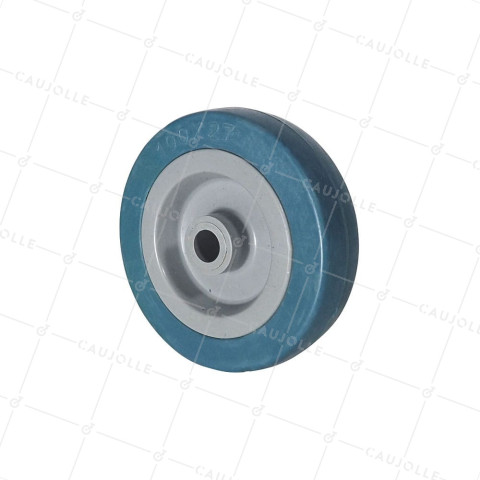 Ruota DI MANUTENZIONE IN GOMMA NATURALE NON MACCHIANTE DIAMETRO 125 MM CARICO 50 KG ASSE 12 MM - S2300E 65 COLS2300E 125 COL • Caujolle