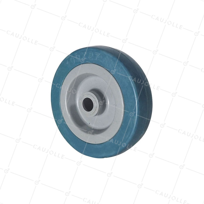 Ruota DI MANUTENZIONE IN GOMMA NATURALE NON MACCHIANTE DIAMETRO 125 MM CARICO 50 KG ASSE 12 MM - S2300E 65 COLS2300E 125 COL